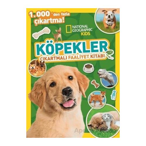 National Geographic Kids Köpekler Çıkartmalı Faaliyet Kitabı - Kolektif - Beta Kids