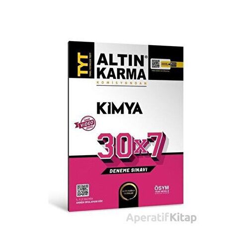 Altınkarma TYT Kimya 30X7 Deneme Sınavı