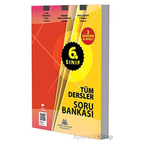 6.Sınıf Tüm Dersler Soru Bankası Marsis Yayınları