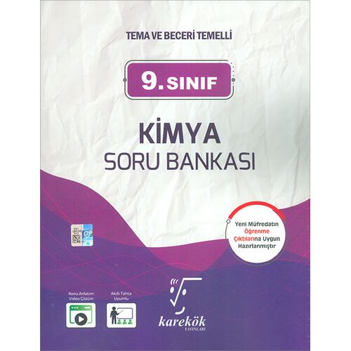 9.Sınıf Kimya Soru Bankası 2025 Karekök Yayınları