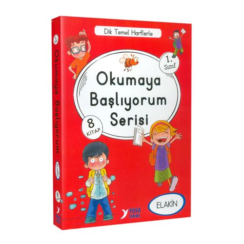 Okumaya Başlıyorum - Elakin (8 Kitap Önceki Müfredat) - Yuva Yayınları