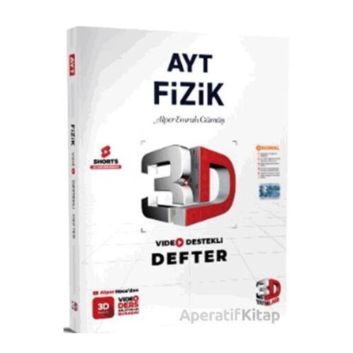 3D AYT Fizik Video Ders Defteri