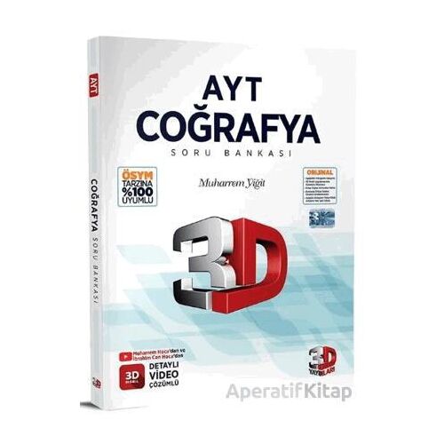 AYT Coğrafya Soru Bankası - 3D Yayınları