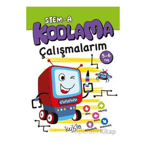 STEM-A 5-6 Yaş Kodlama Çalışmalarım - Buçe Dayı - Kukla Yayınları