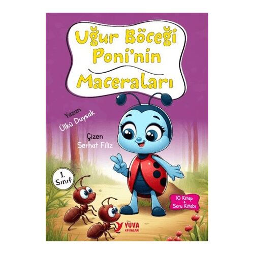 Uğur Böceği Poninin Maceraları (10 Kitap) - Ülkü Duysak - Yuva Yayınları