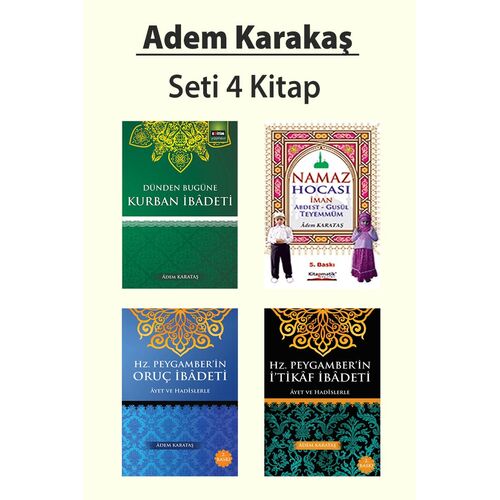 Adem Karakaş Seti (4 Kitap) Paket Kitap Kampanyası