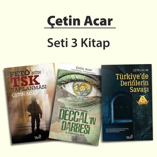 Çetin Acar Seti (3 Kitap) Paket Kitap Kampanyası