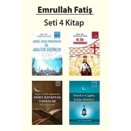 Emrullah Fatiş Seti (4 Kitap) Paket Kitap Kampanyası