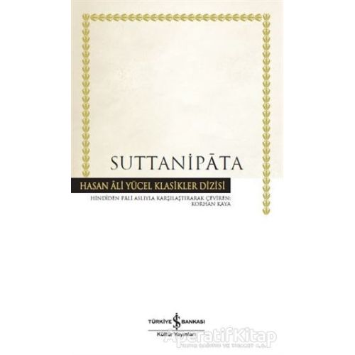 Suttanipata - Kolektif - İş Bankası Kültür Yayınları