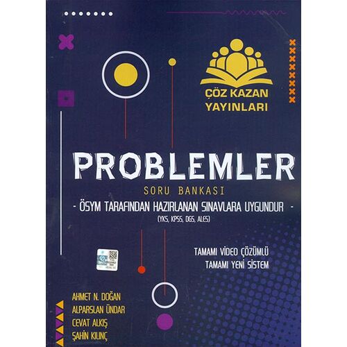 Problemler Soru Bankası Çöz Kazan Yayınları